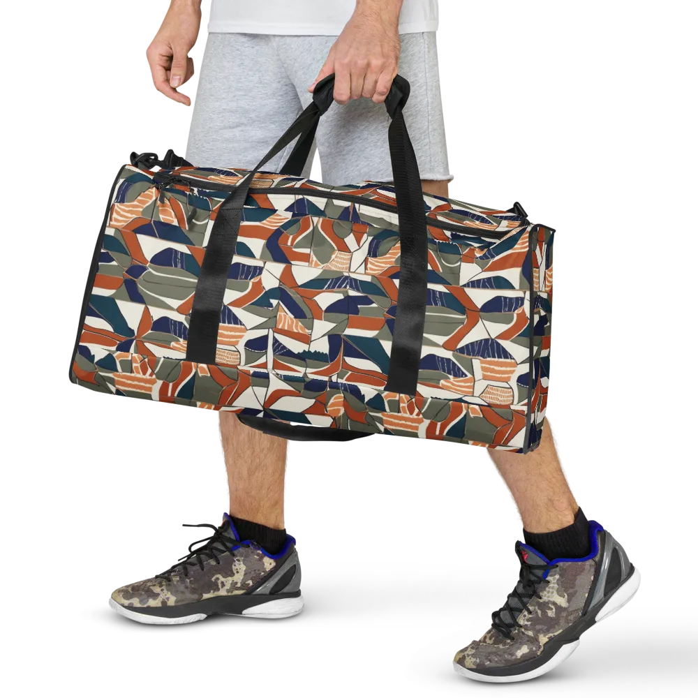 Terracotta Tectonics on Duffle Bag — Front