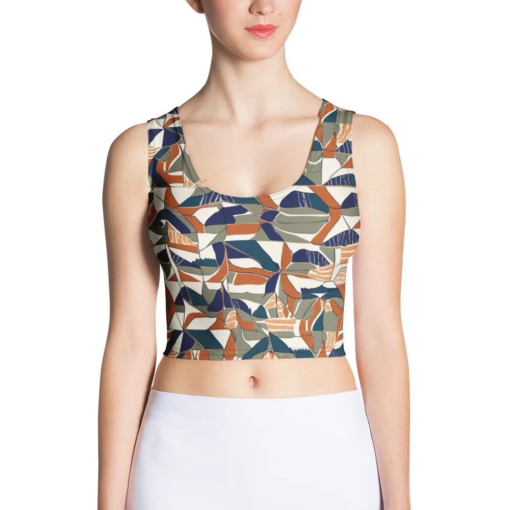 Terracotta Tectonics on Crop Top — Front