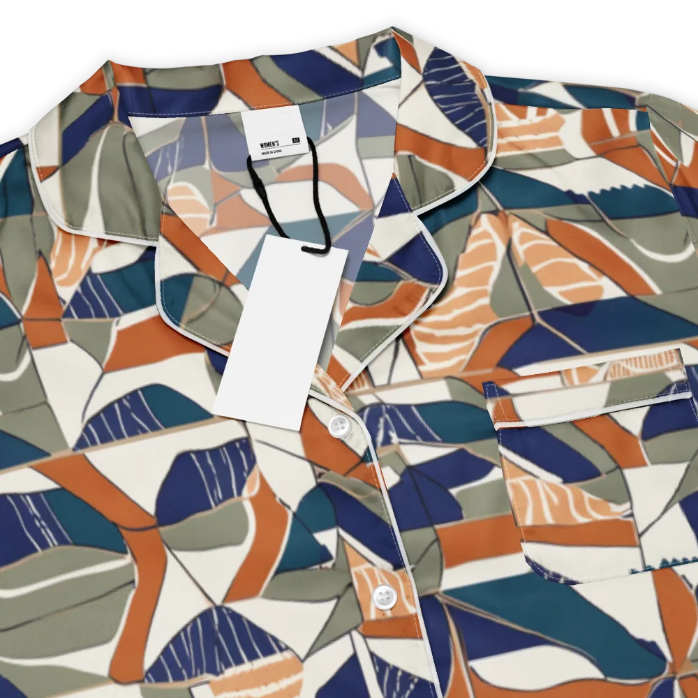 Terracotta Tectonics on Women's Short Sleeve Pajama Top — Product details