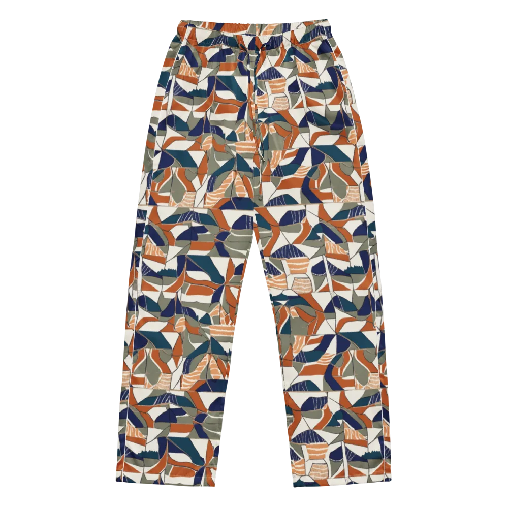 Terracotta Tectonics on Women's Pajama Pants — Front