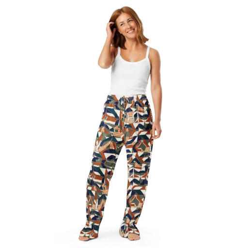Terracotta Tectonics on a Women's Pajama Pants