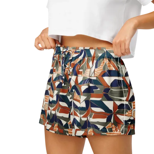 Terracotta Tectonics on a Women's Pajama Shorts