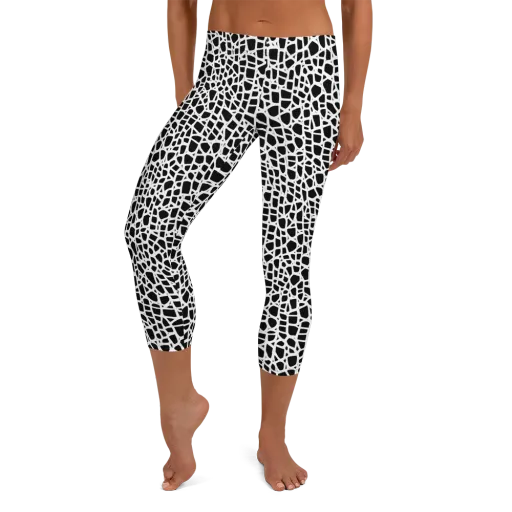 Noir Network on a Capri Leggings