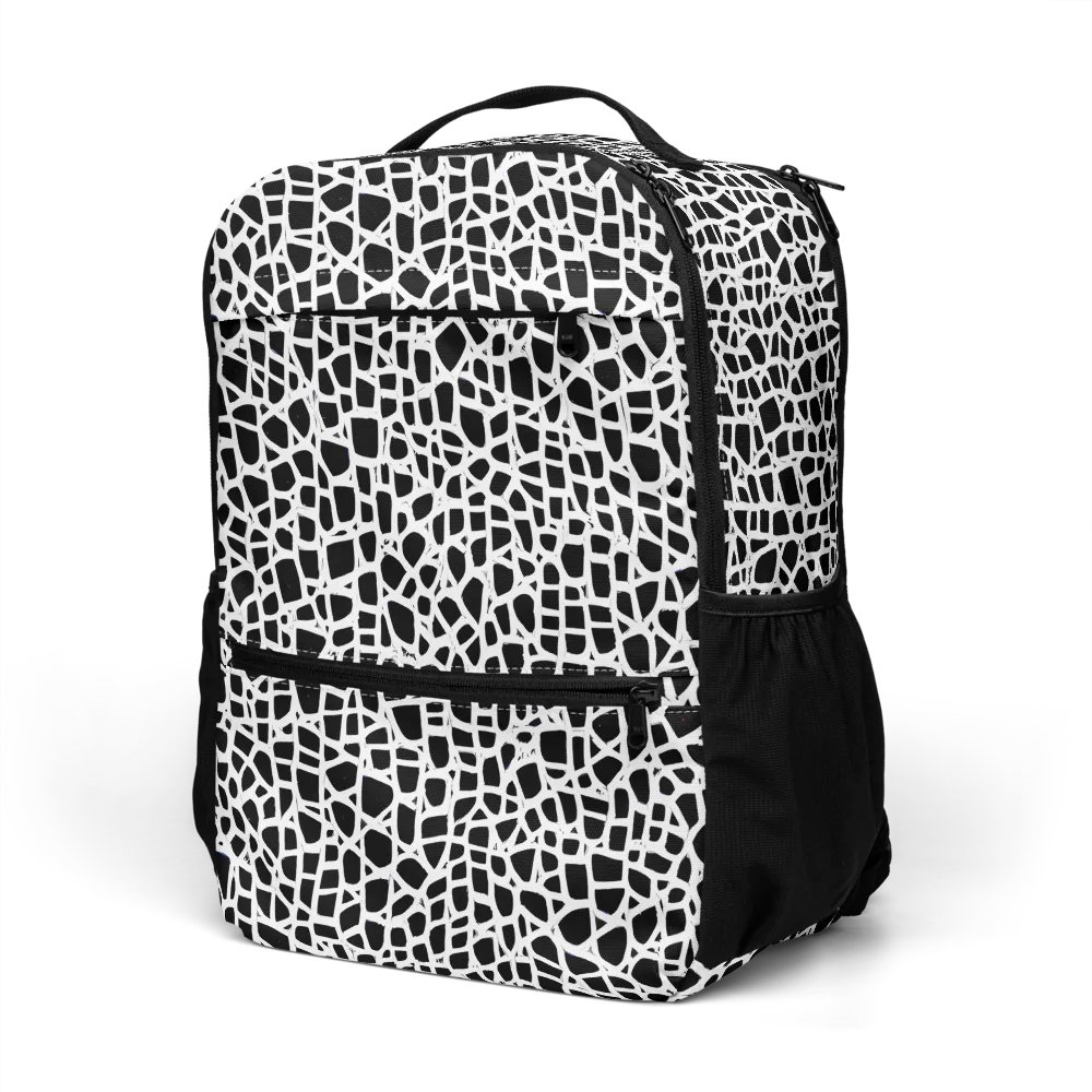 Noir Network on Utility Backpack — Left Front