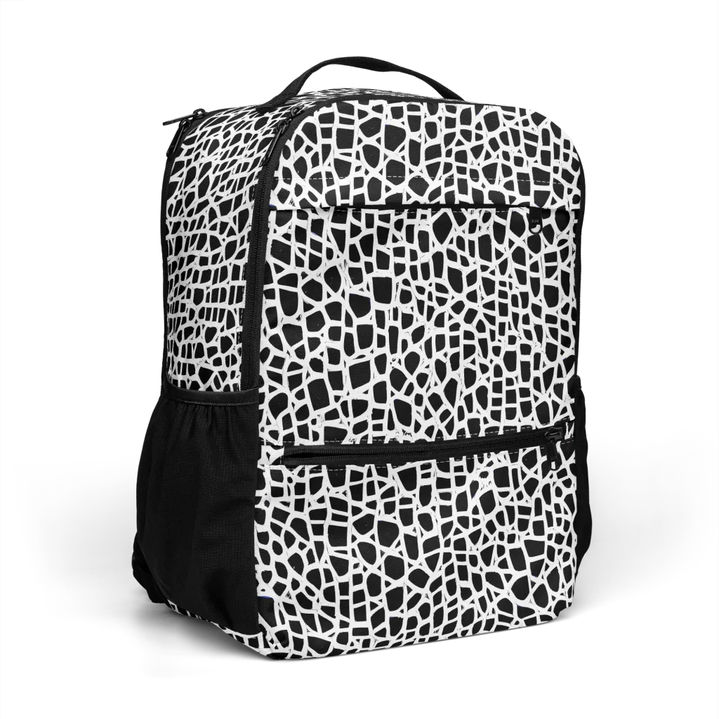 Noir Network on Utility Backpack — Right Front