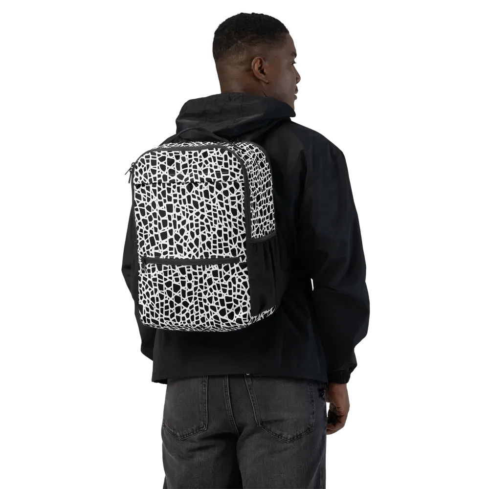 Noir Network on Utility Backpack — Back