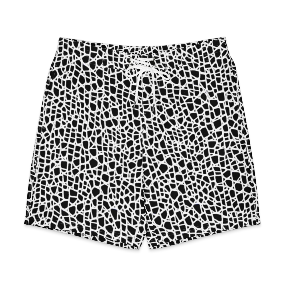 Noir Network on Men's Board Shorts — Front