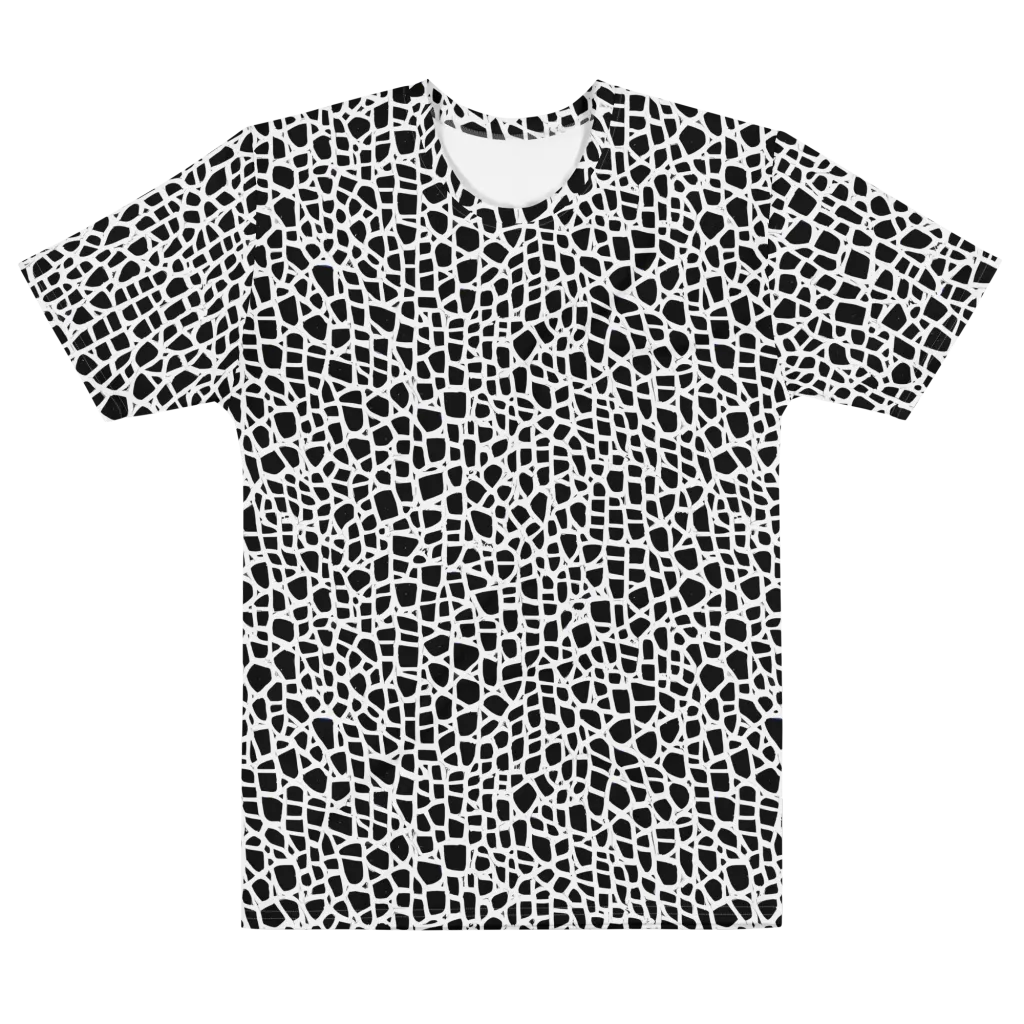 Noir Network on Men's Cotton Crew Neck T-Shirt — Front
