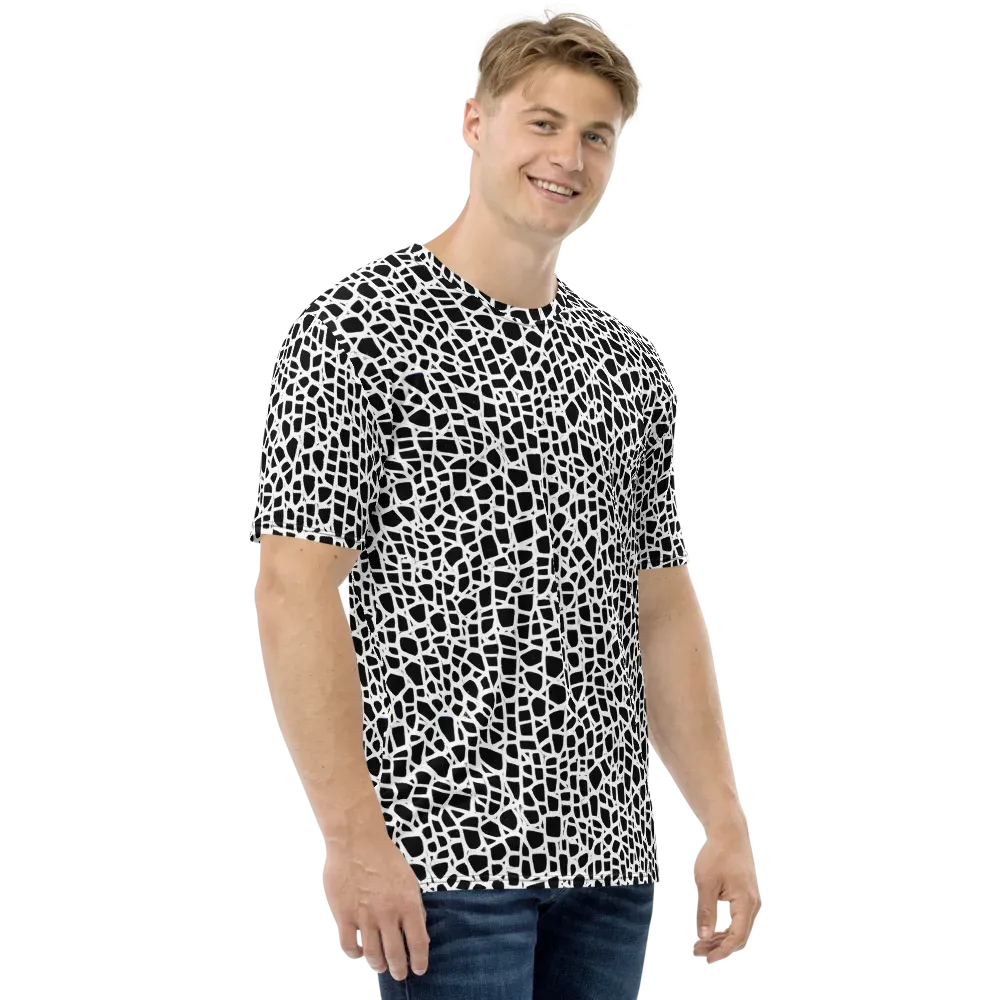 Noir Network on Men's Crew Neck T-Shirt — Right