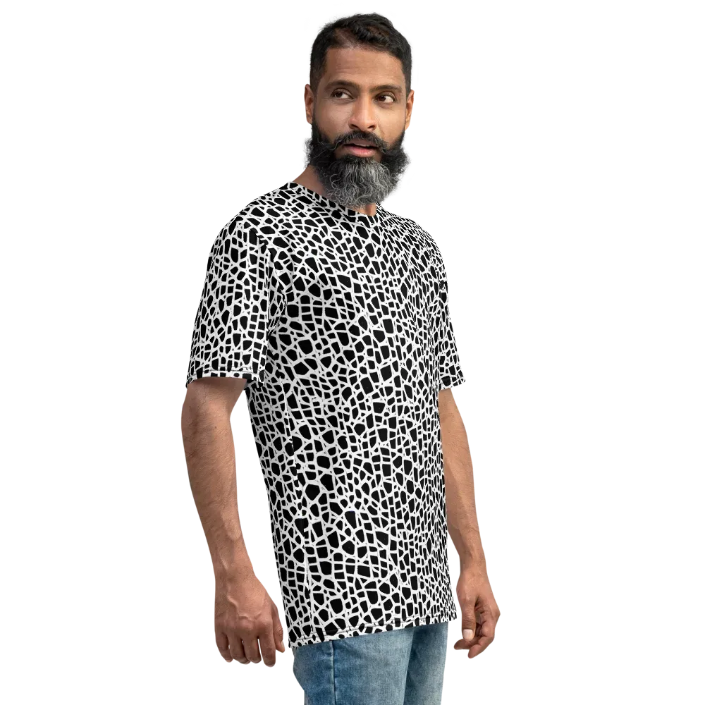 Noir Network on Men's Crew Neck T-Shirt — Right