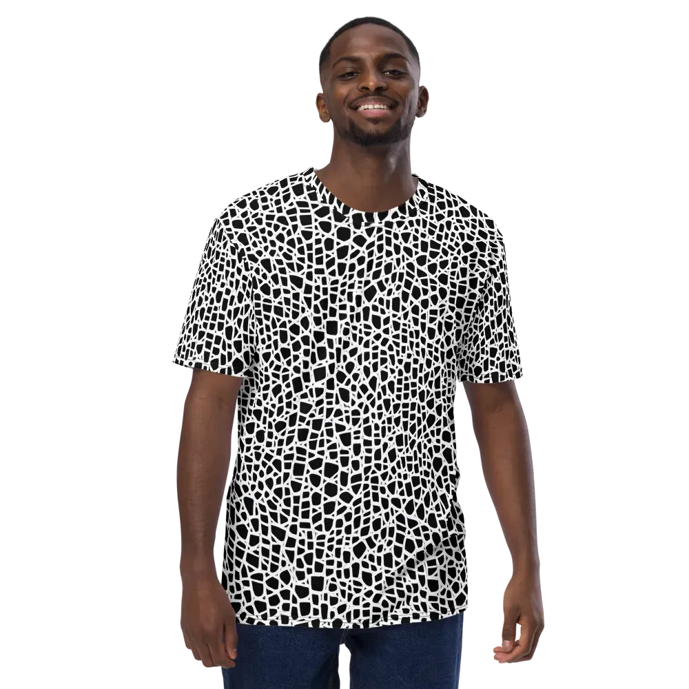 Noir Network on Men's Crew Neck T-Shirt — Front