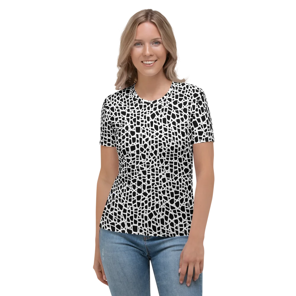 Noir Network on Women's Crew Neck T-Shirt — Front
