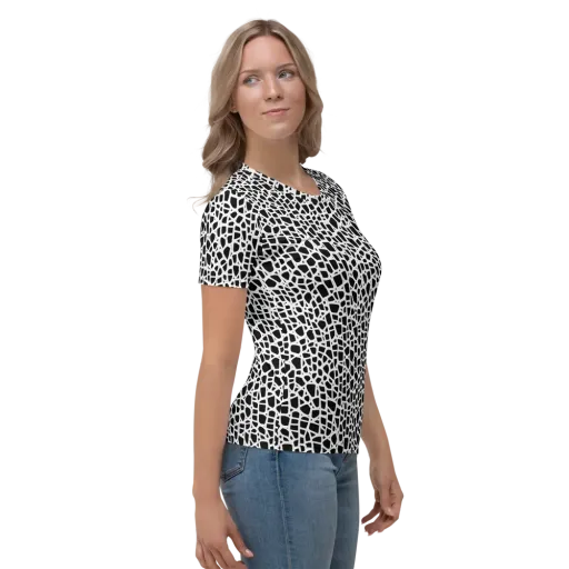 Noir Network on a Women's Crew Neck T-Shirt