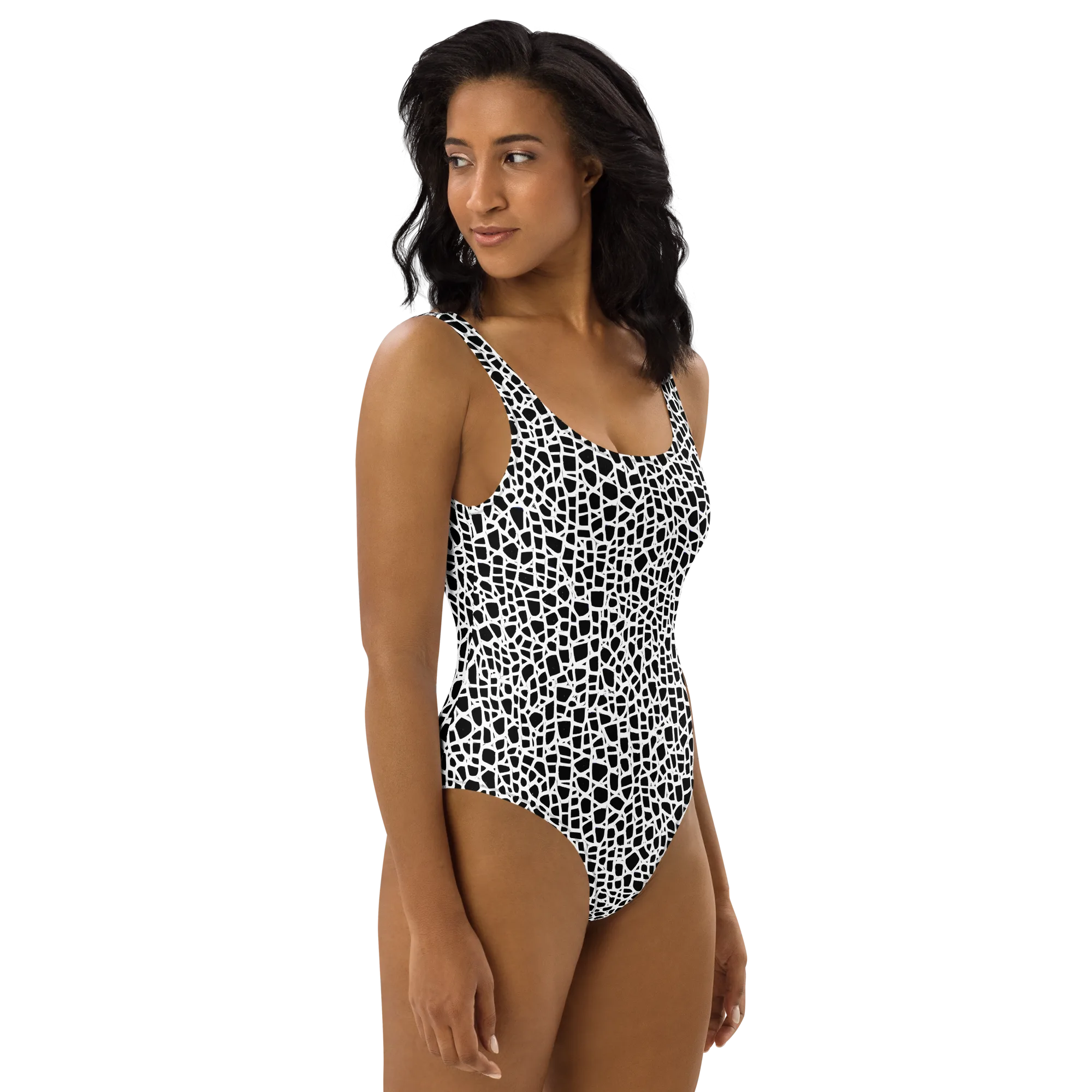 Noir Network on One-Piece Swimsuit — Right