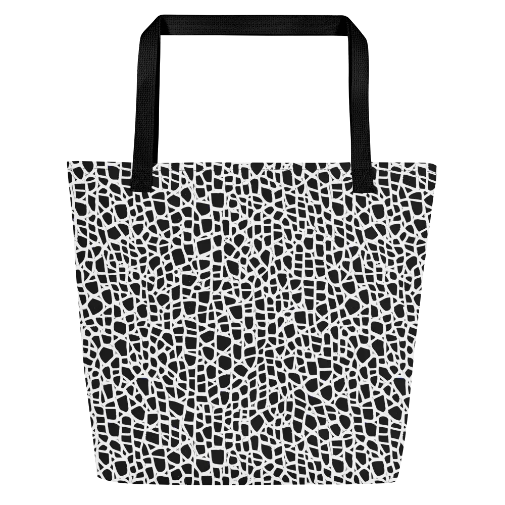 Noir Network on Large Tote Bag W/ Pocket — Front