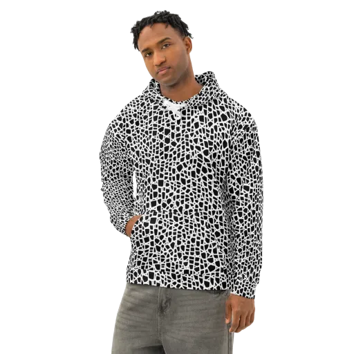 Noir Network on a Cotton Hoodie
