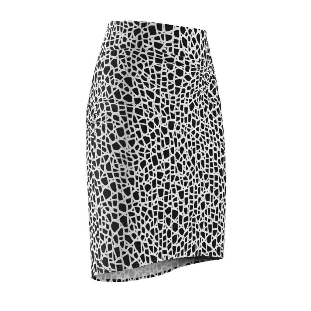 Noir Network on Pencil Skirt — Front Side