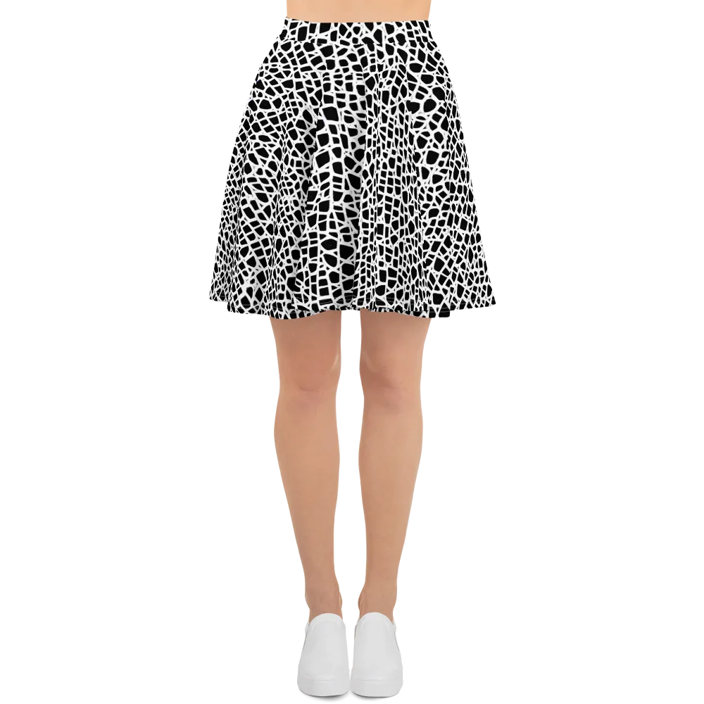 Noir Network on Skater Skirt — Front