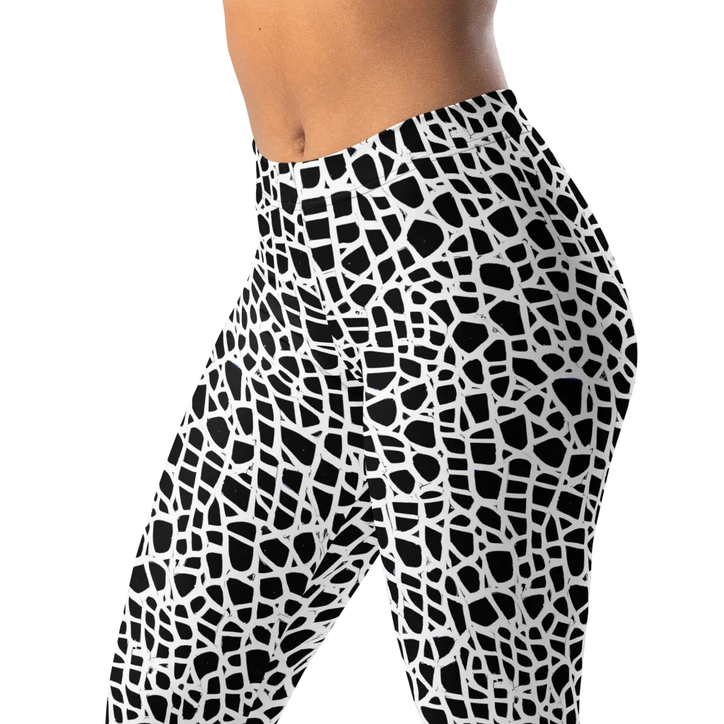 Noir Network on Leggings — Left Front
