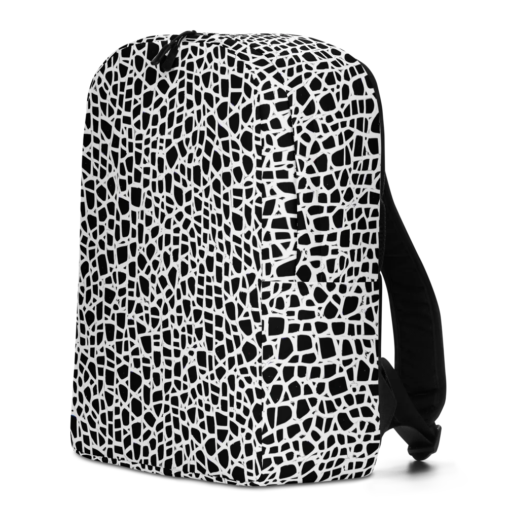 Noir Network on Minimalist Backpack — Left