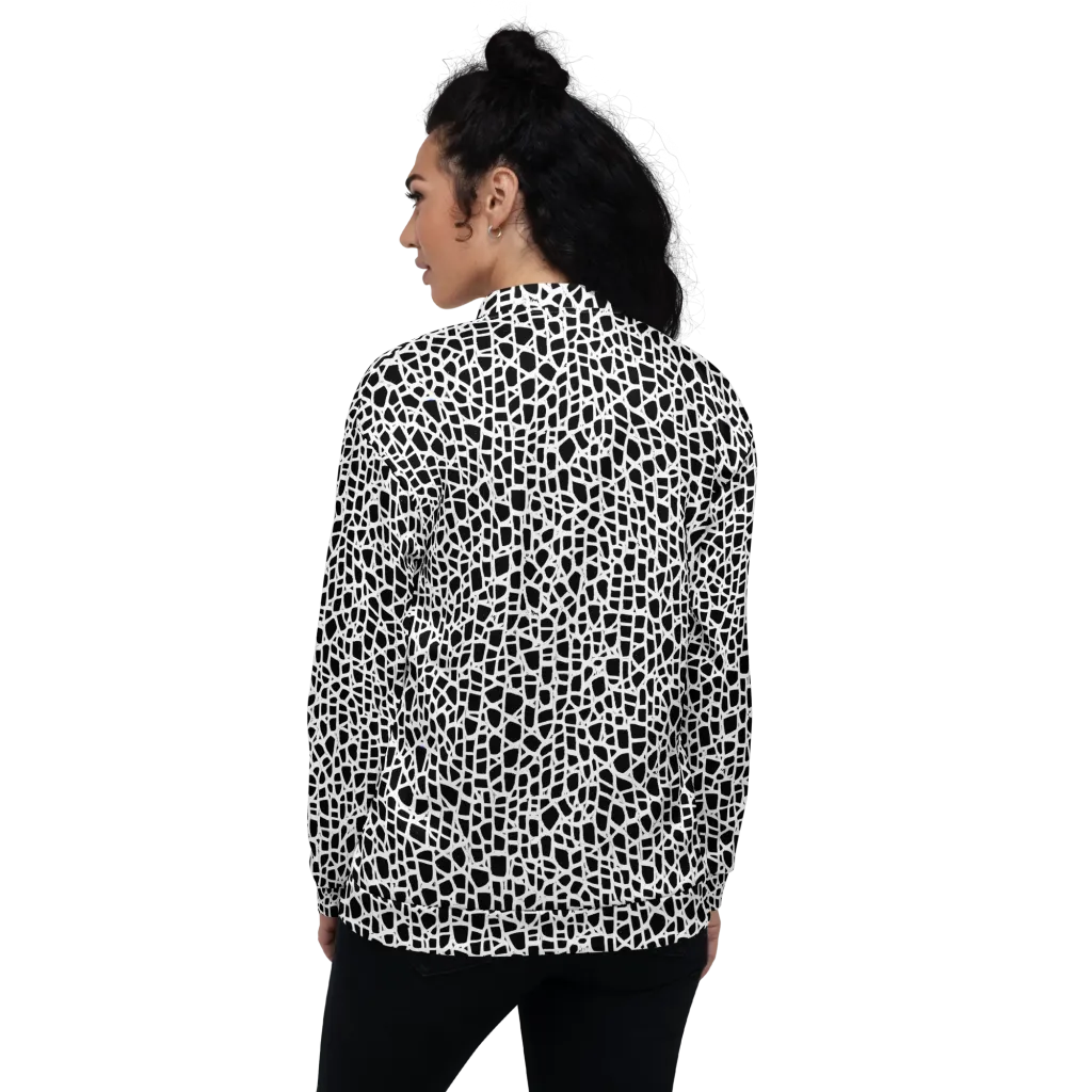 Noir Network on Bomber Jacket — Back