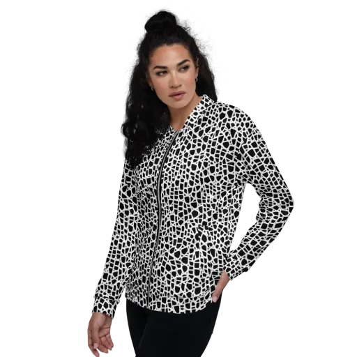 Noir Network on a Bomber Jacket