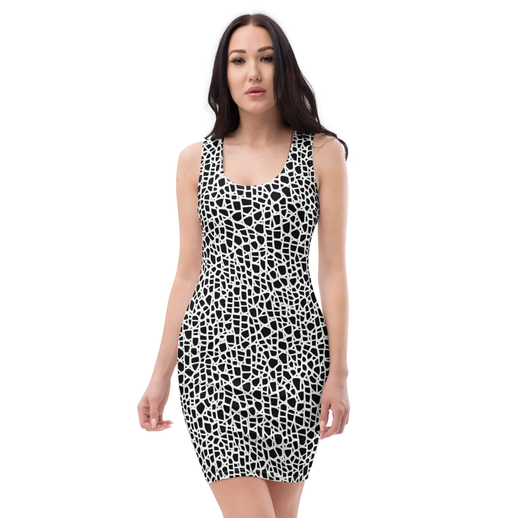 Noir Network on Bodycon Dress — Front