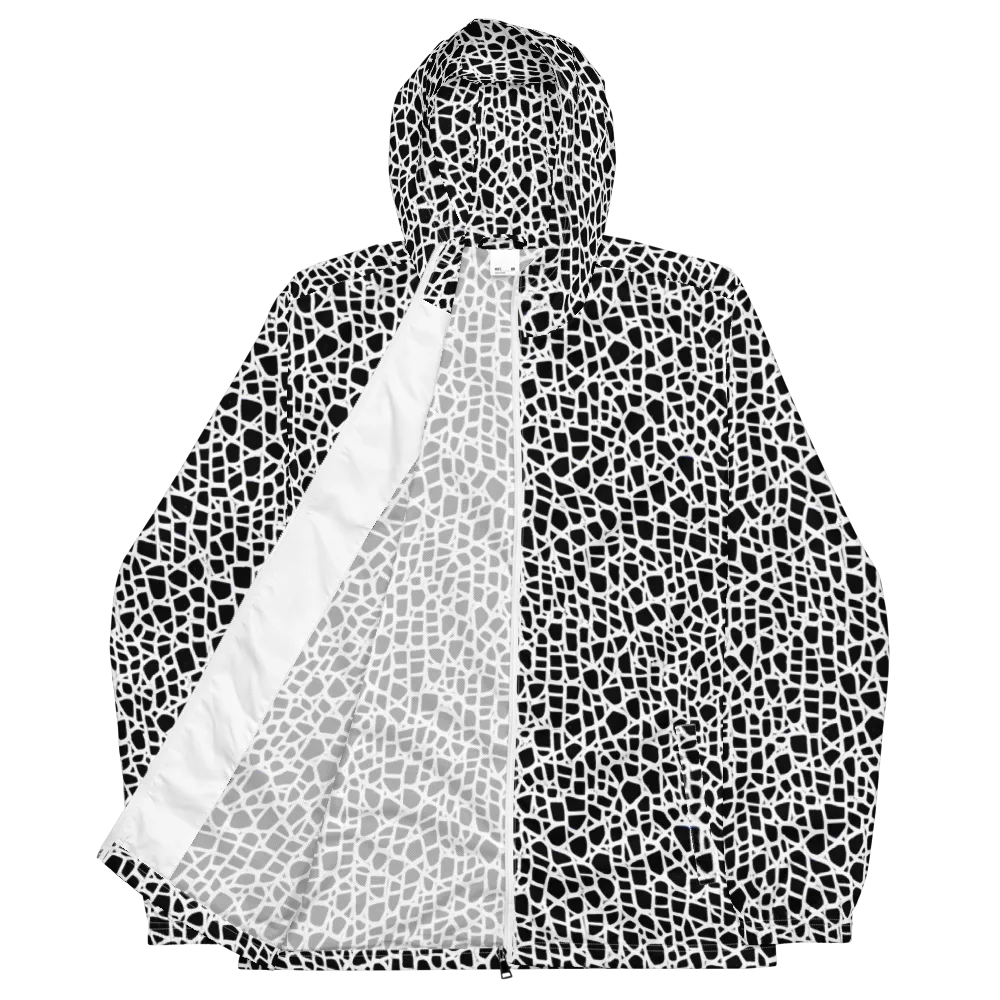 Noir Network on Men's Windbreaker — Front