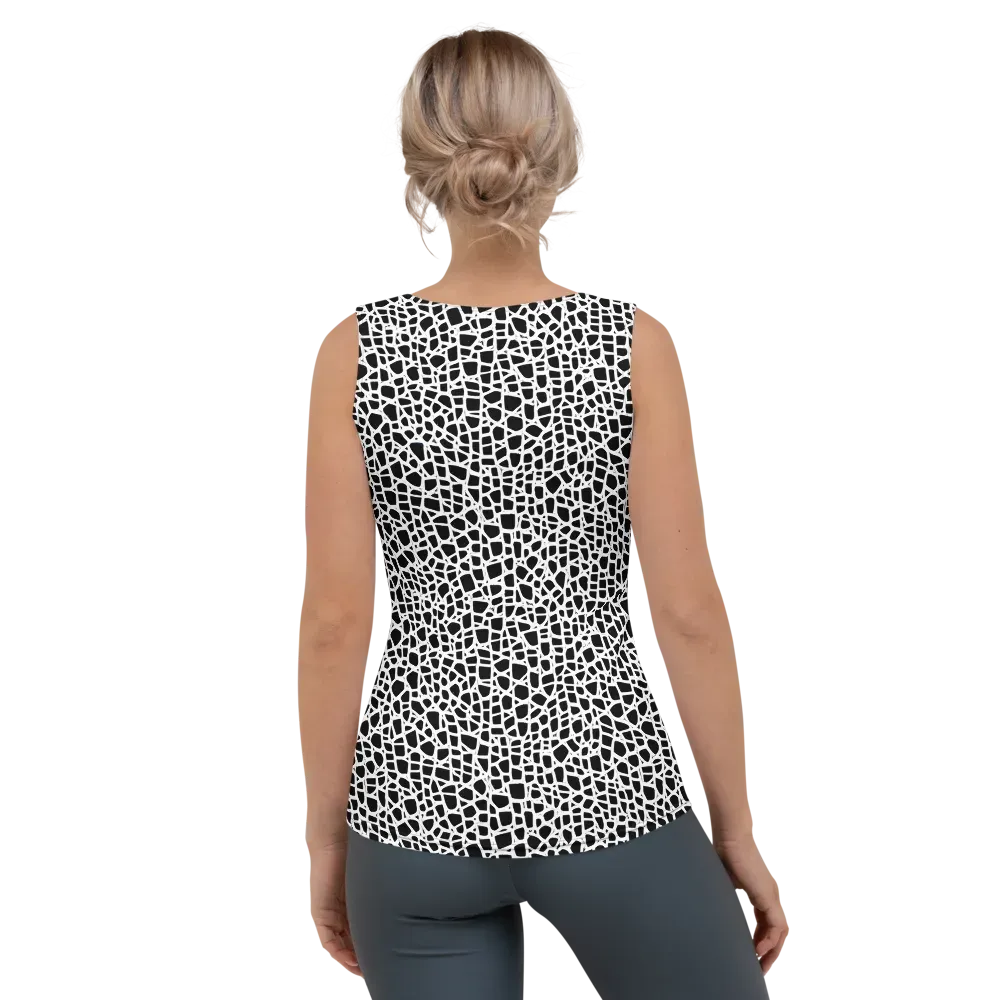 Noir Network on Women's Tank Top — Back