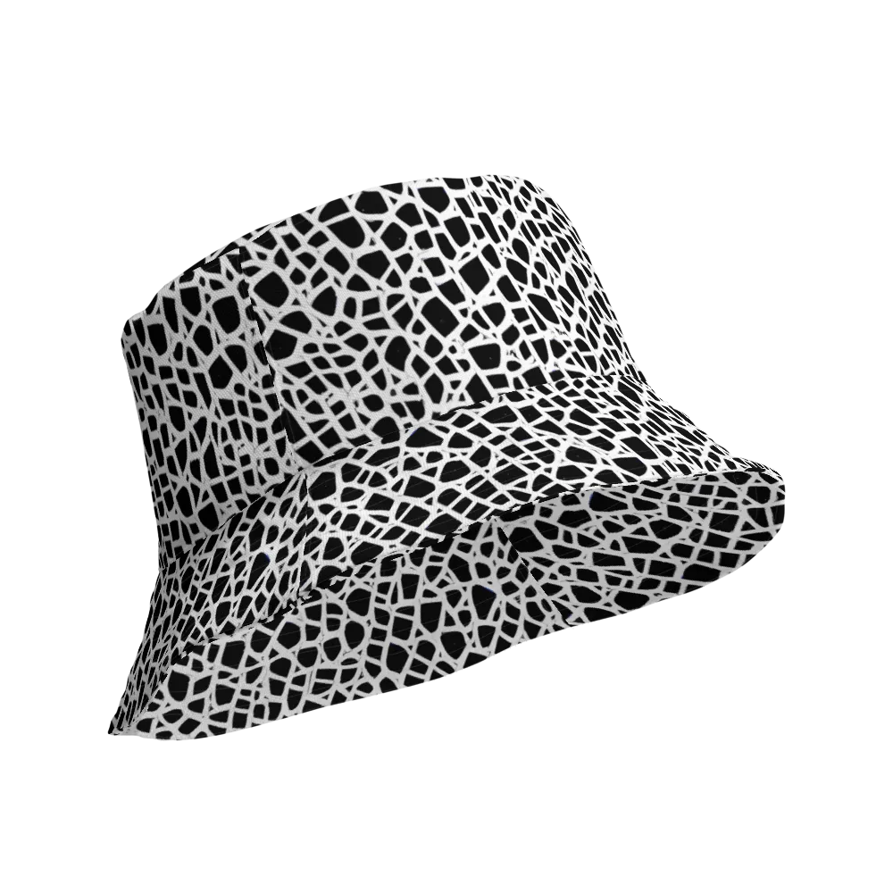 Noir Network on Reversible Bucket Hat — Product details Outside
