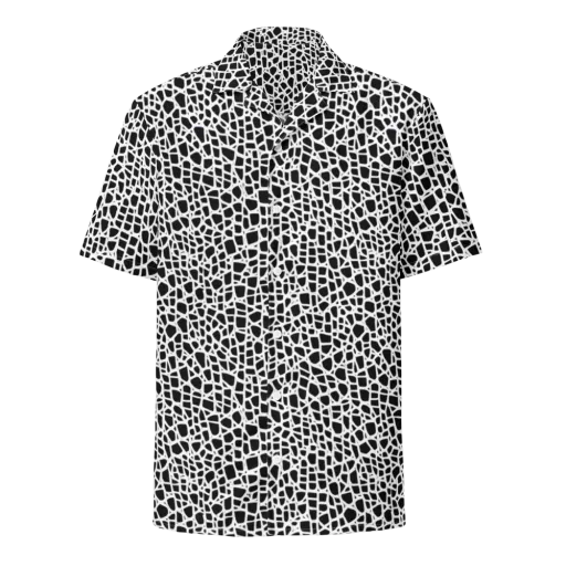 Noir Network on a Button Shirt
