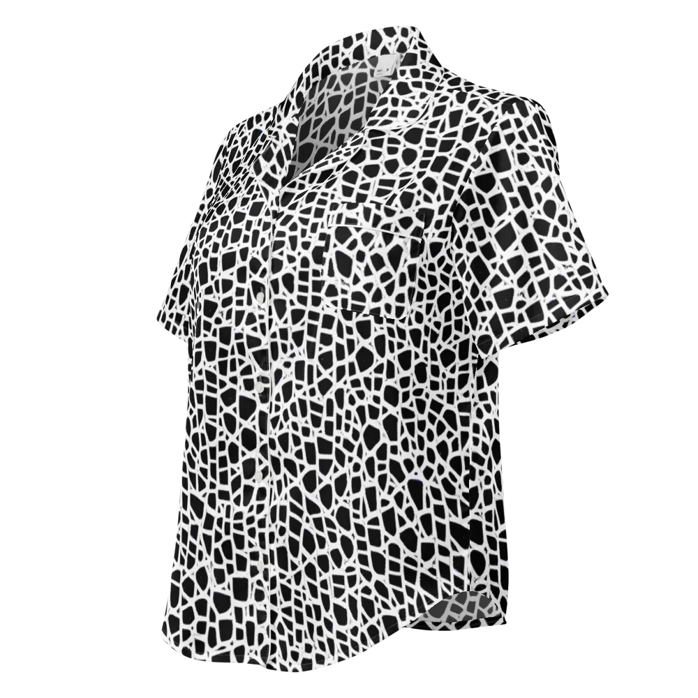 Noir Network on Women's Short Sleeve Pajama Top — Left Front