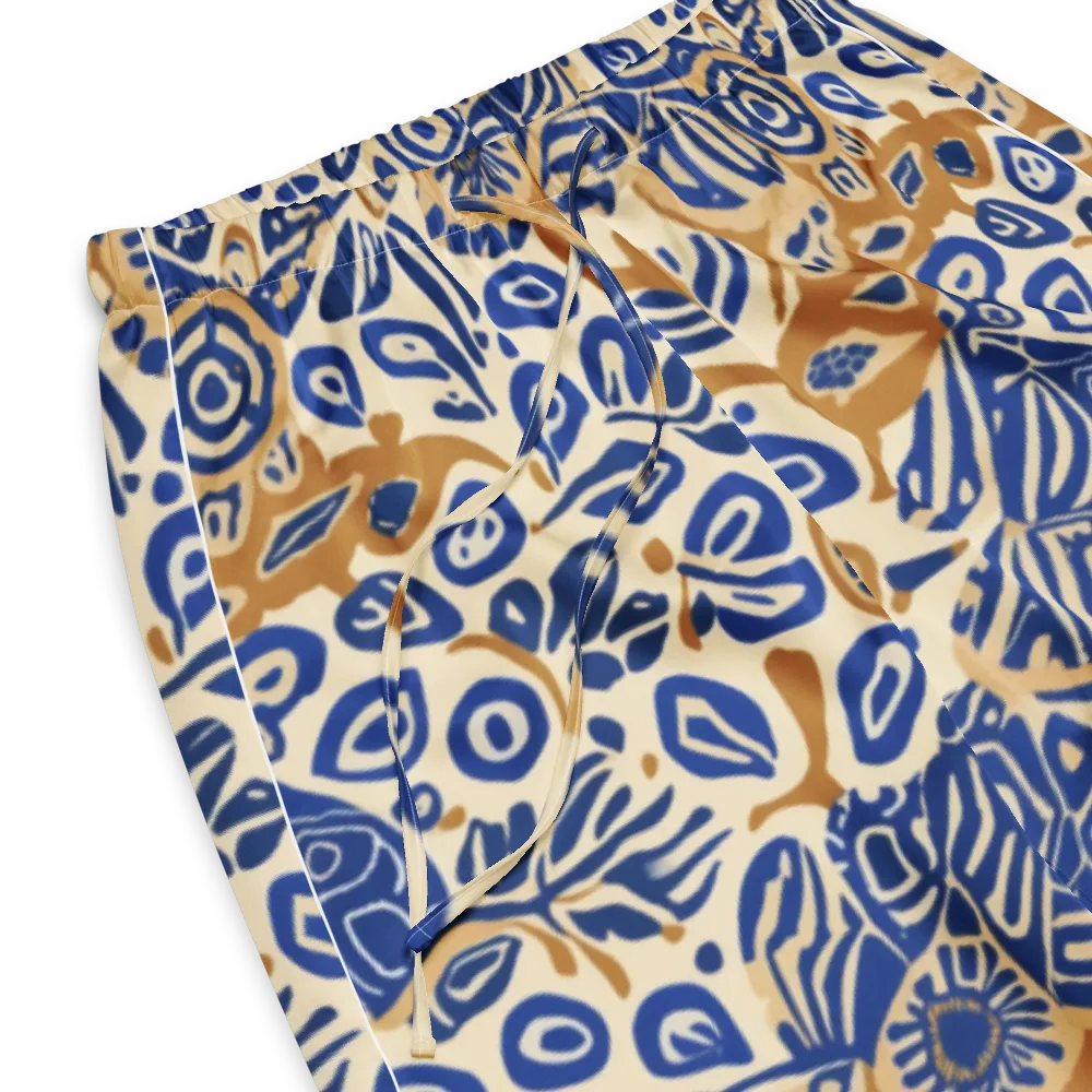 Blue Garden Static on Women's Pajama Pants — Product details