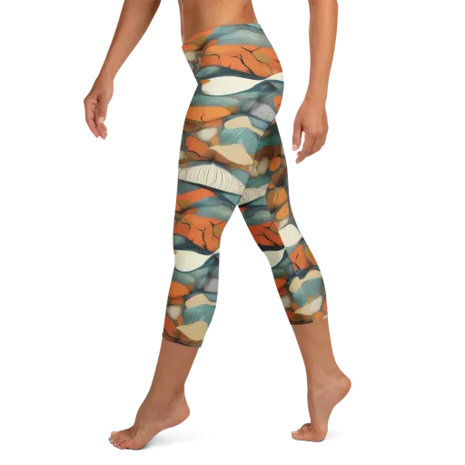 Tidal Cellwork on a Capri Leggings
