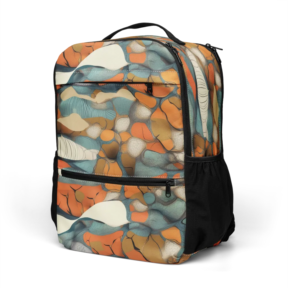 Tidal Cellwork on Utility Backpack — Left Front