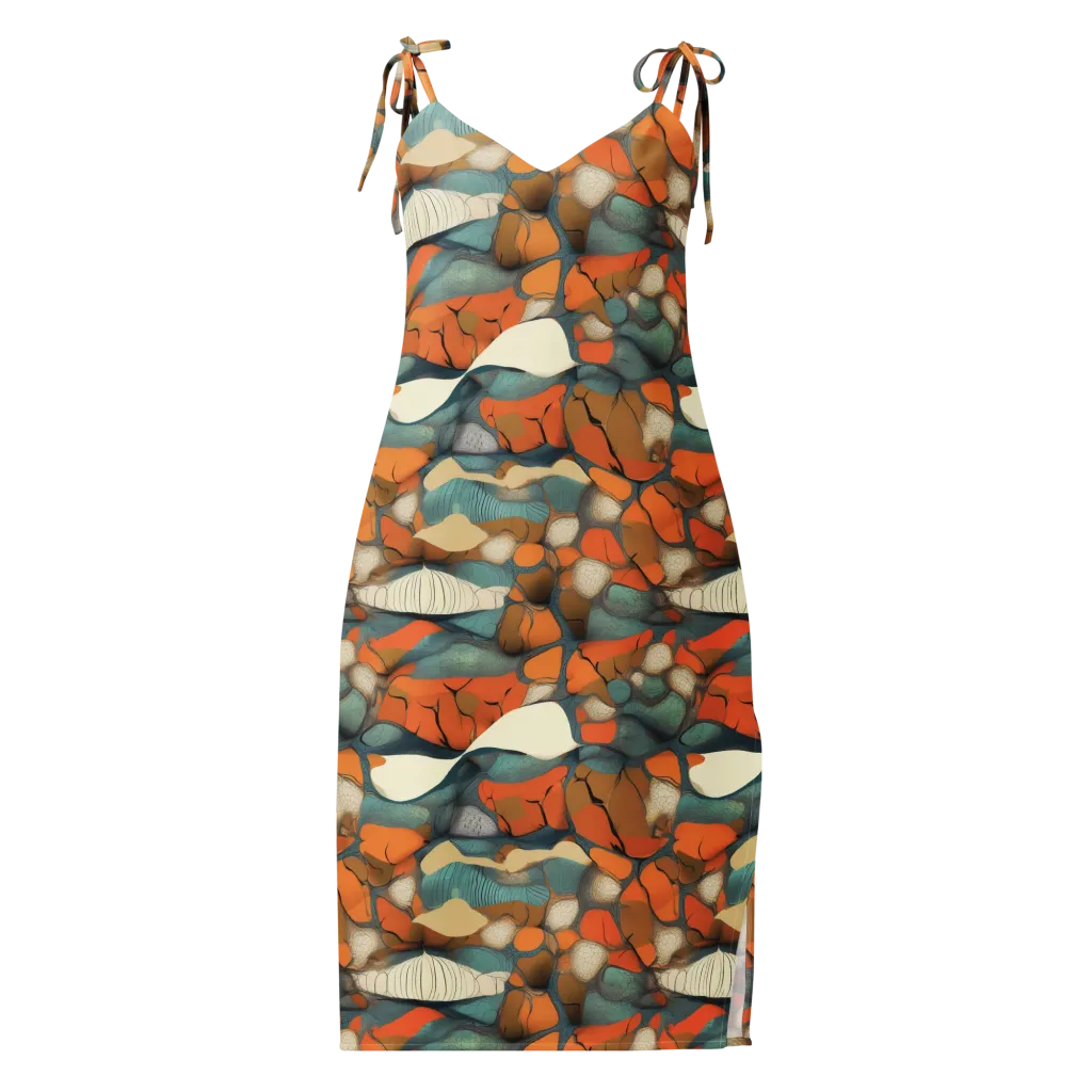 Tidal Cellwork on Slip Dress — Front