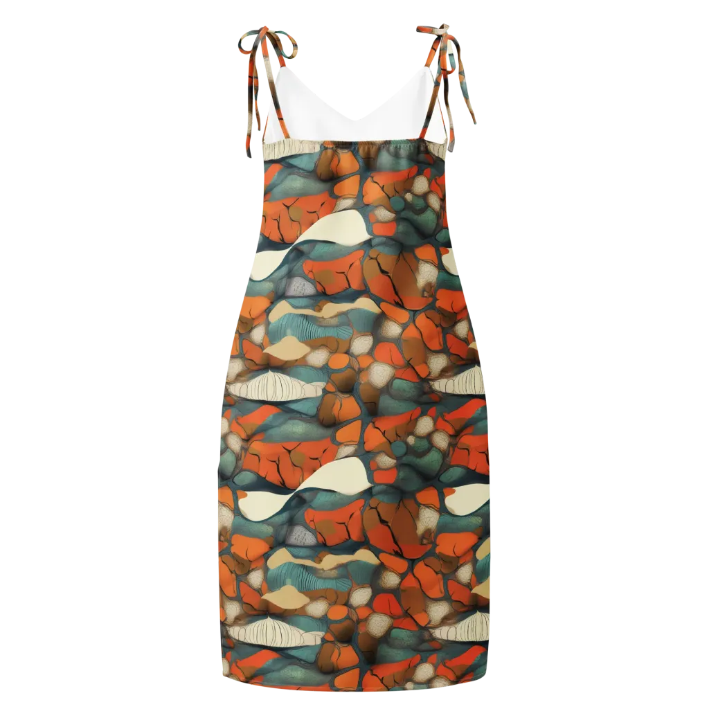 Tidal Cellwork on Slip Dress — Back