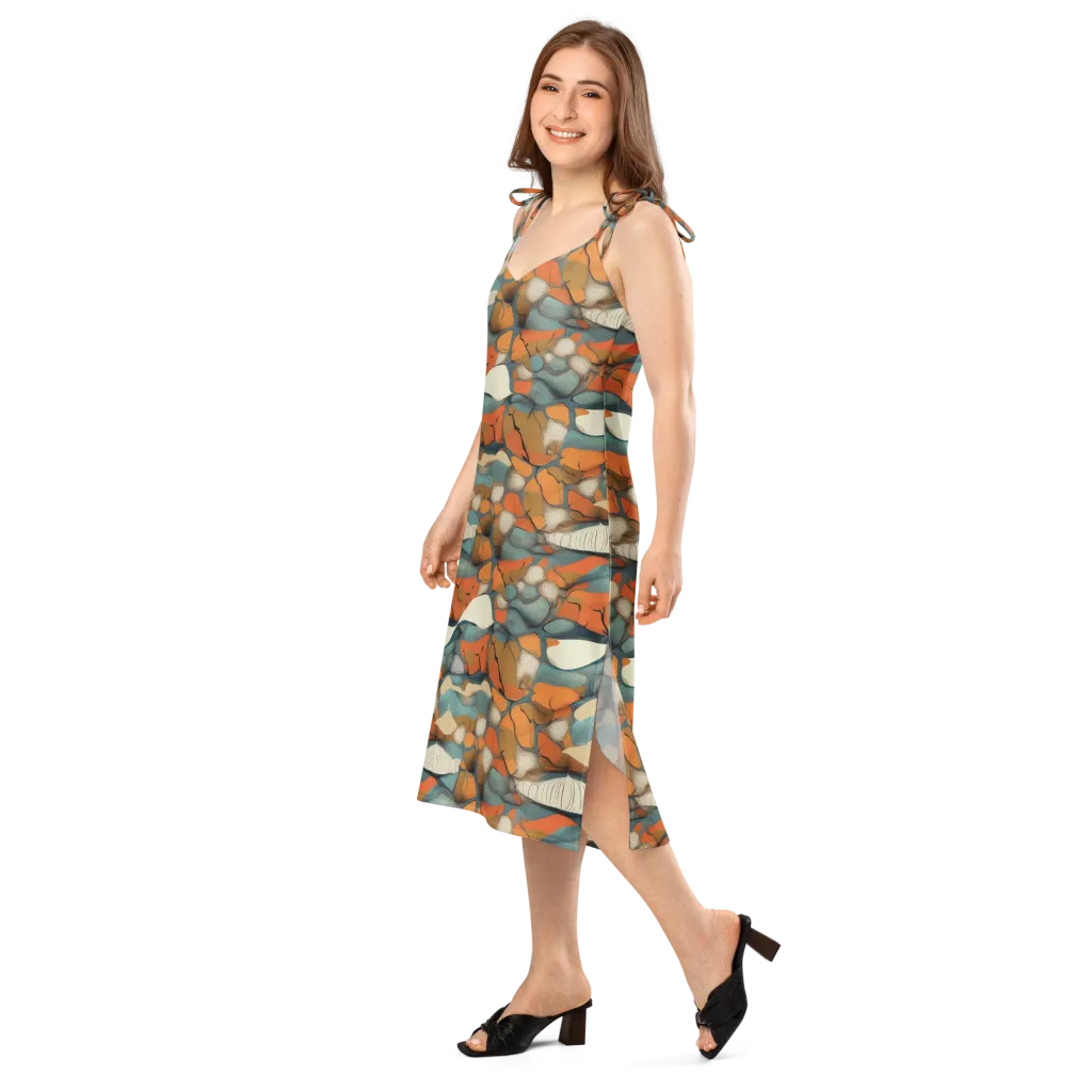 Tidal Cellwork on Slip Dress — Left Front