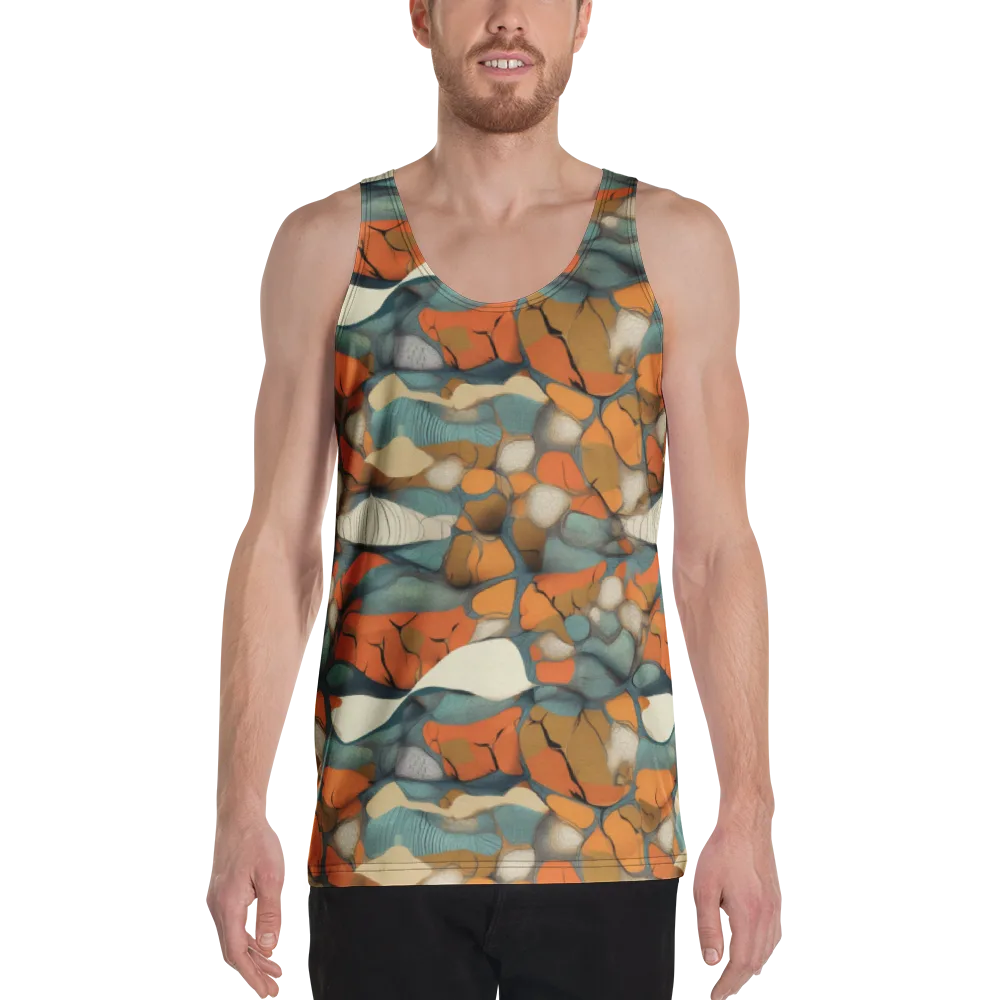 Tidal Cellwork on Men's Tank Top — Front