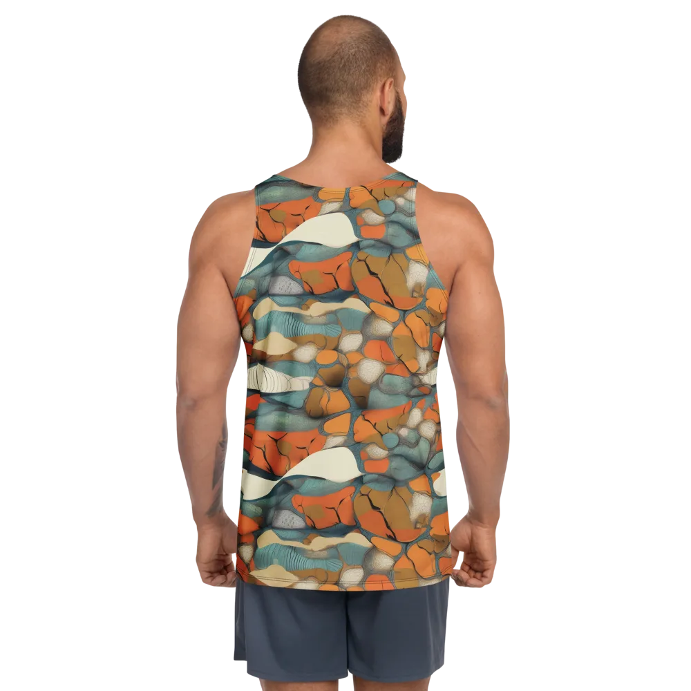 Tidal Cellwork on Men's Tank Top — Back