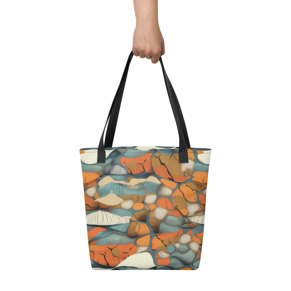 Tidal Cellwork on Tote Bag — Front