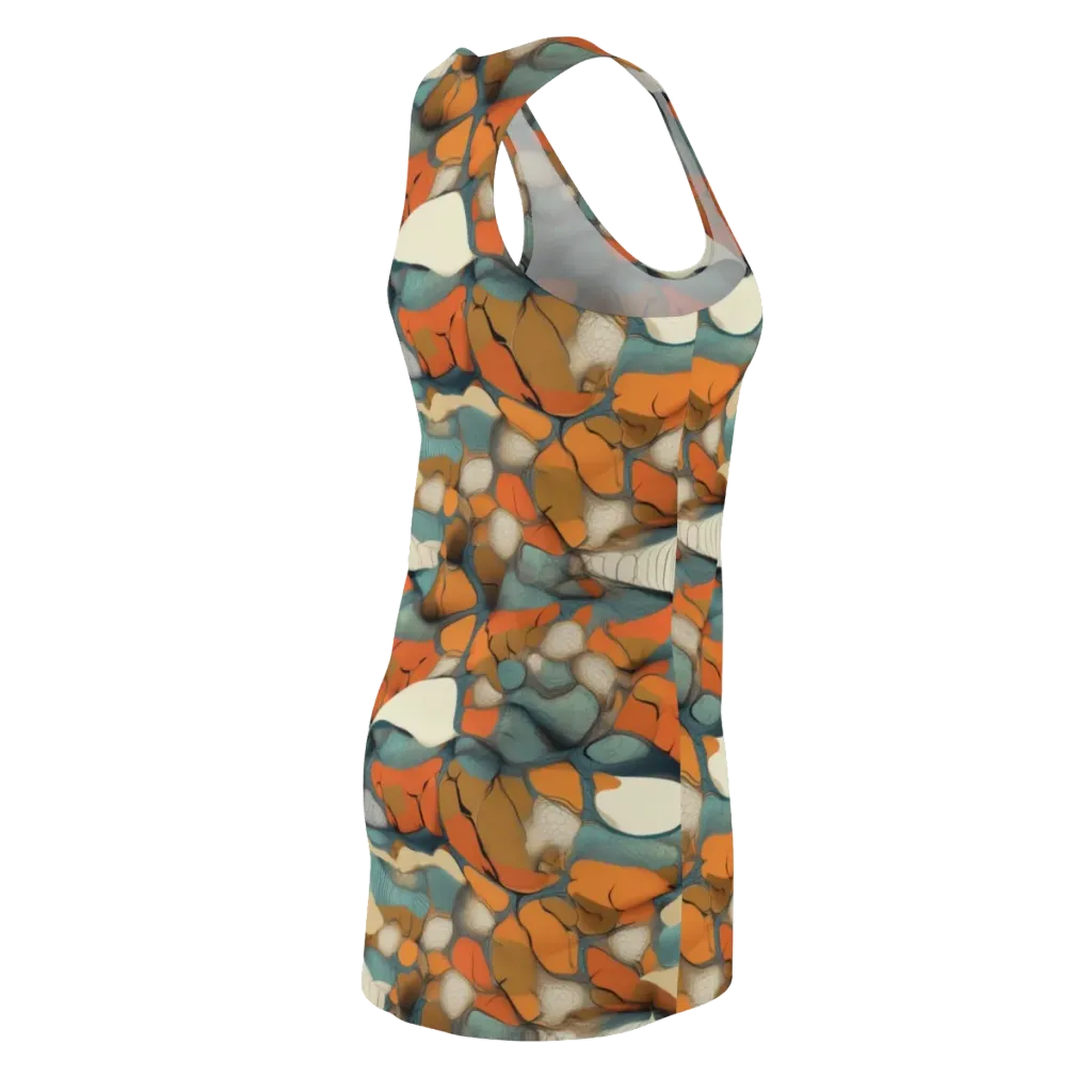 Tidal Cellwork on Racerback Dress — Back Side