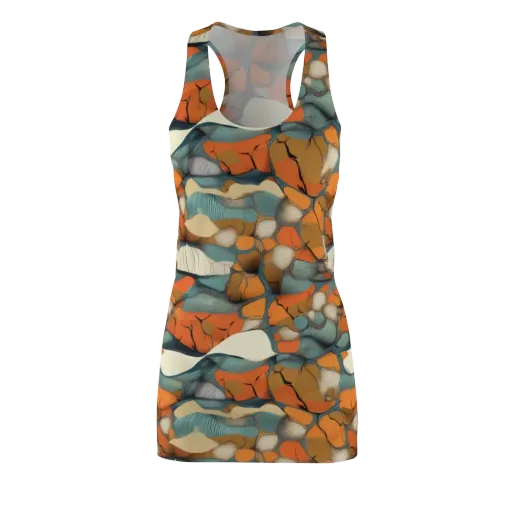 Tidal Cellwork on a Racerback Dress