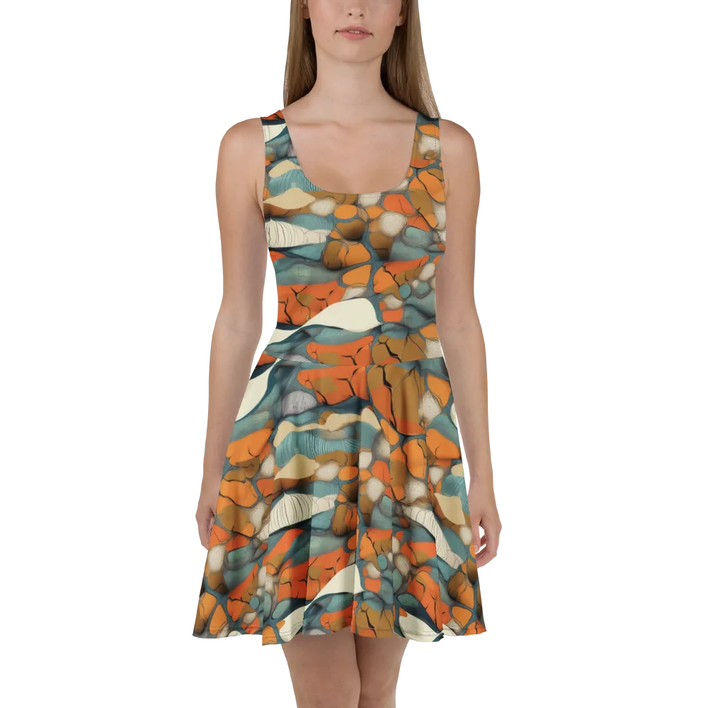 Tidal Cellwork on Skater Dress — Front