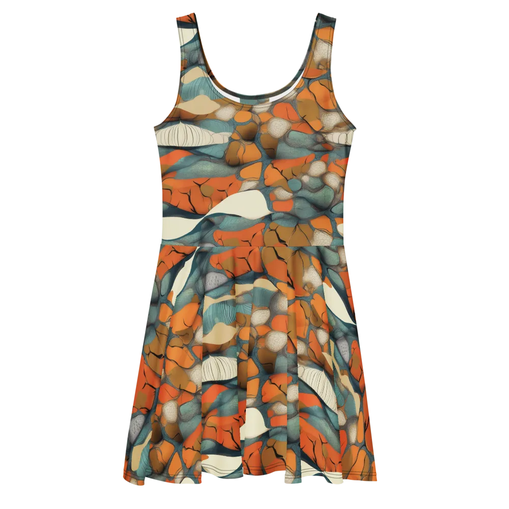 Tidal Cellwork on Skater Dress — Front