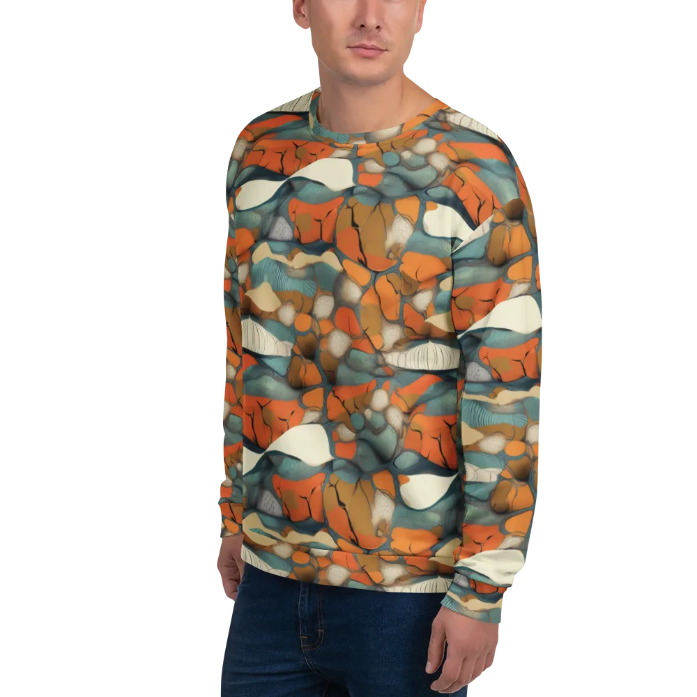 Tidal Cellwork on Sweatshirt — Left Front