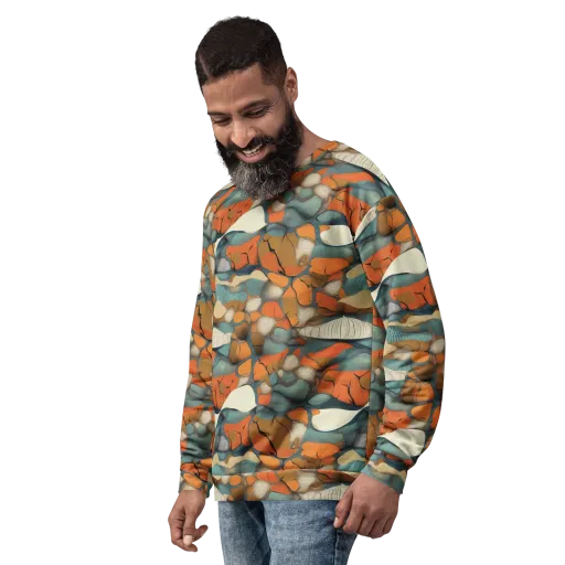 Tidal Cellwork on a Sweatshirt