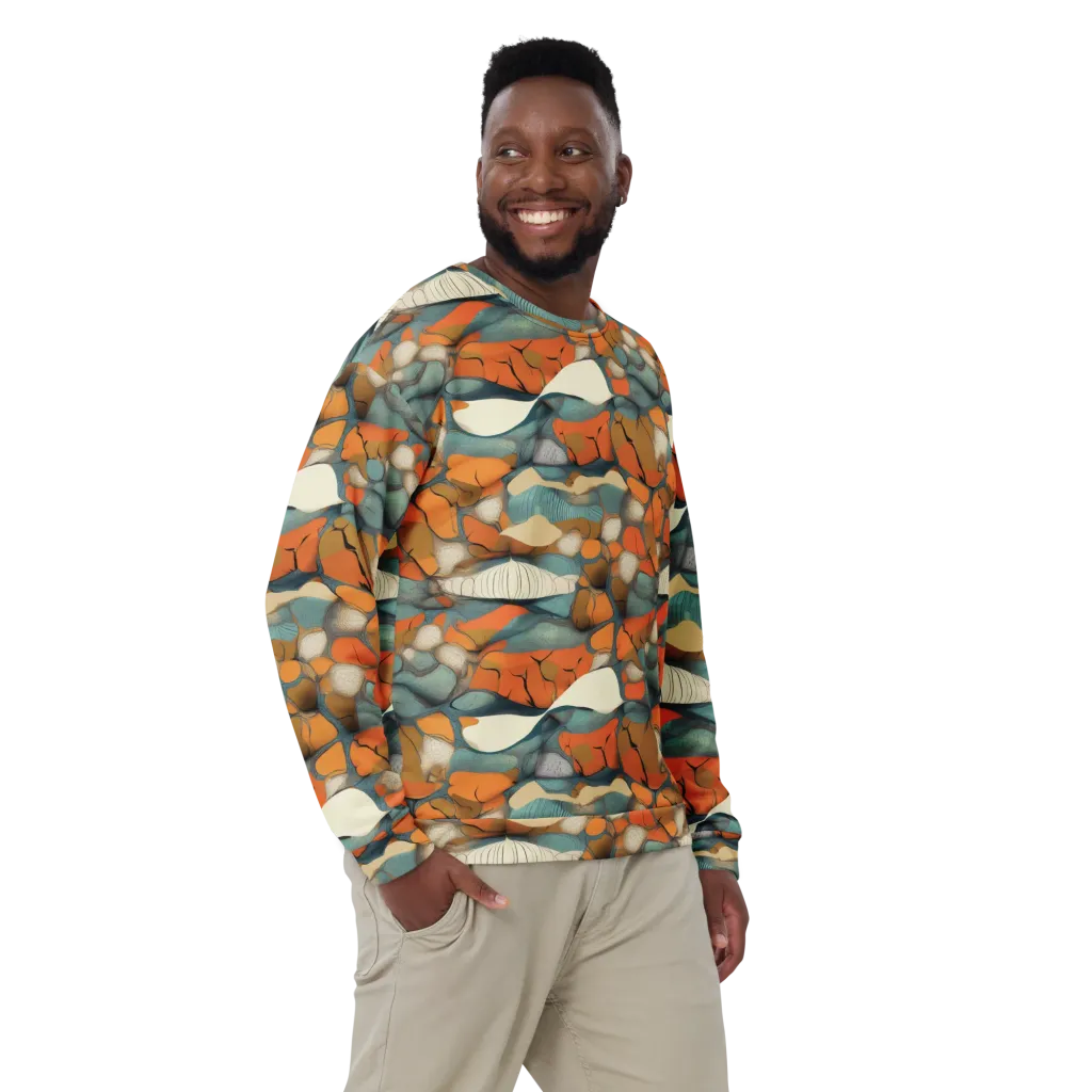 Tidal Cellwork on Sweatshirt — Front