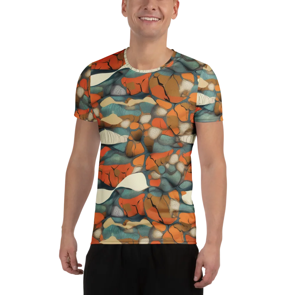 Tidal Cellwork on Men's Athletic T-Shirt — Front