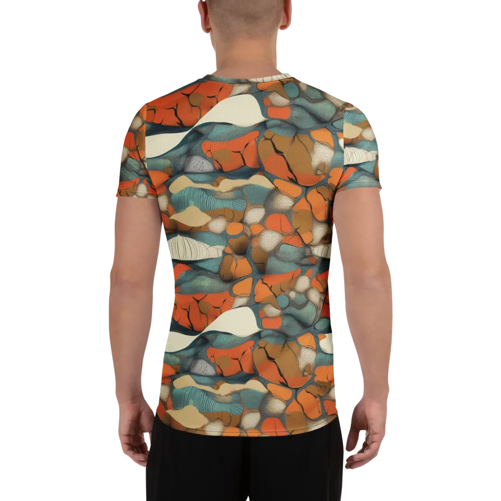 Tidal Cellwork on Men's Athletic T-Shirt — Back